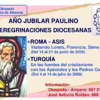 Peregrinaciones Diocesanas en el Año de San Pablo